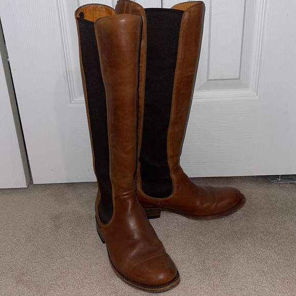 Frye Size 5 Brown Riding Chelsea Boots - Picture 2 of 8